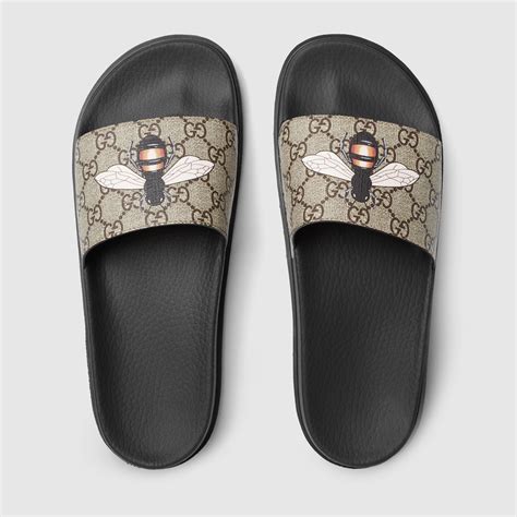 bee gucci slides|gucci original slides.